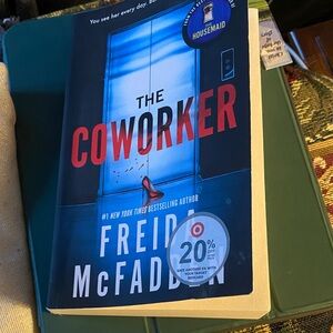 The Coworker by Freida McFadden - Blue Thriller Paperback